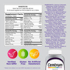 Buy now Centrum Silver Women's Multivitamin for Women 50 Plus, Multivitamin/Multimineral Supplement with Vitamin D3, B Vitamins, Non-GMO Ingredients, Supports Memory and Cognition in Older Adults - 100 Ct at indiglob india