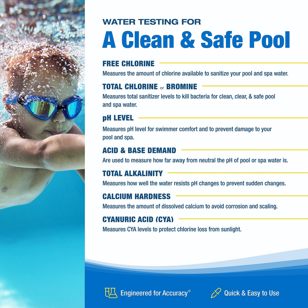 Taylor Technologies K-1005 DPD, 9-in-1 Pool Test Kit