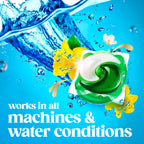 Gain Plus Flings Liquid Laundry Detergent Pacs, Gain's Best Clean, All-In-One, Original Scent, 45 Count