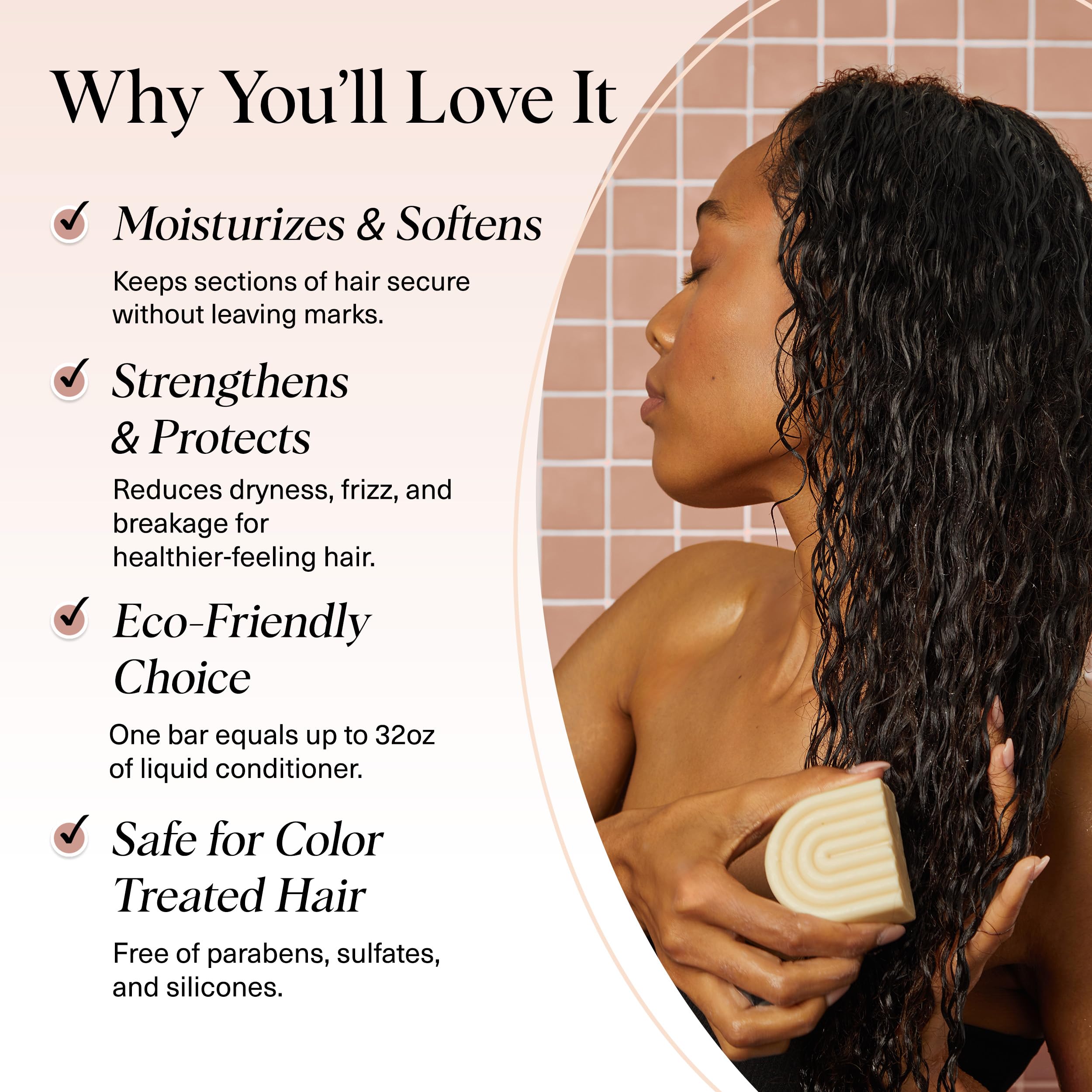 Buy now Kitsch Coconut Oil Conditioner Bar - Hair Conditioner For Women and Men - Deep Moisturizing, Nourishes, Hydrate & Soften Damaged Dry Hair - Silicone, Paraben & Sulfate Free - 2.7 oz at indiglob india