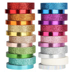 Mr. Pen- Glitter Washi Tape Set, 24 Rolls, 6mm/10mm