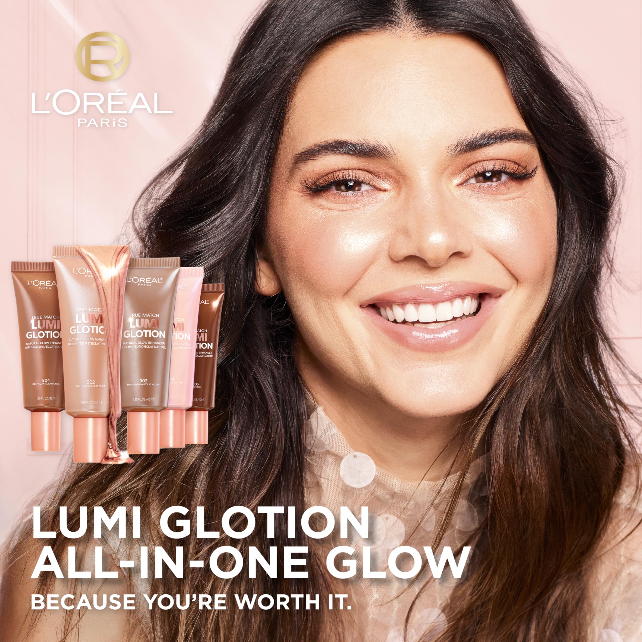 Buy now L'Oreal Paris Makeup True Match Lumi Glotion, Natural Glow Enhancer, Illuminator Highlighter, Bronzing Drops For a Sun-Kissed Glow, 902 Light at indiglob india