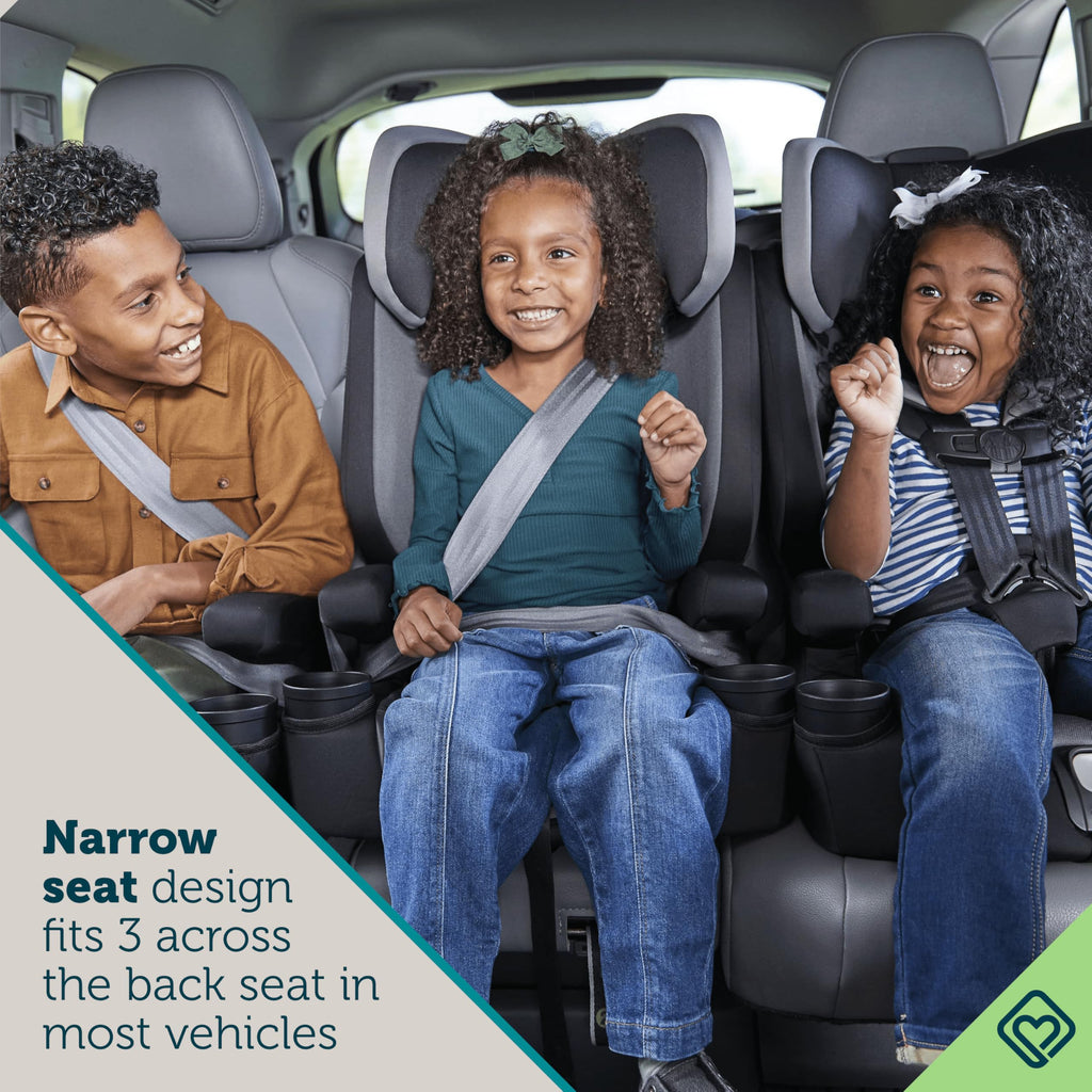 Safety 1st Boost-and-Go Essential 3-in-1 Booster Car Seat, Highback & Backless Modes, Lightweight, Easy Install, Labrador II