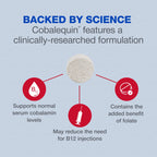 Nutramax Cobalequin Vitamin B12 for Dogs Over 21lbs, Chewable Tablets, 45ct | Vitamin B12 Supplement for Dogs, Oral Cobalamin with Folate, May Eliminate the Need for B12 Injections, for Dogs Over 21lbs