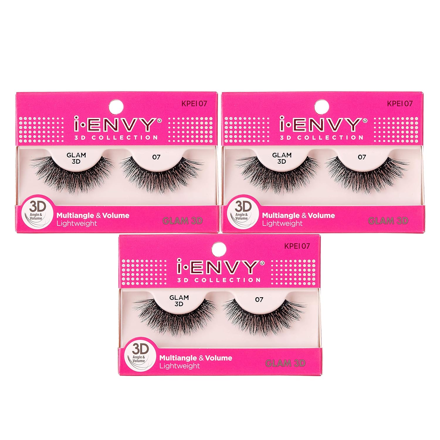 Buy now i-Envy 3D Glam Collection Multi-angle & Volume (2 PACK, KPEI14) 1 Count (Pack of 3) KPEI7 at indiglob india