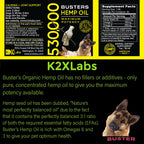 Buster's Hemp Oil for Dogs & Cats, Calm, Joint, Coat, 2-Pack 30ml