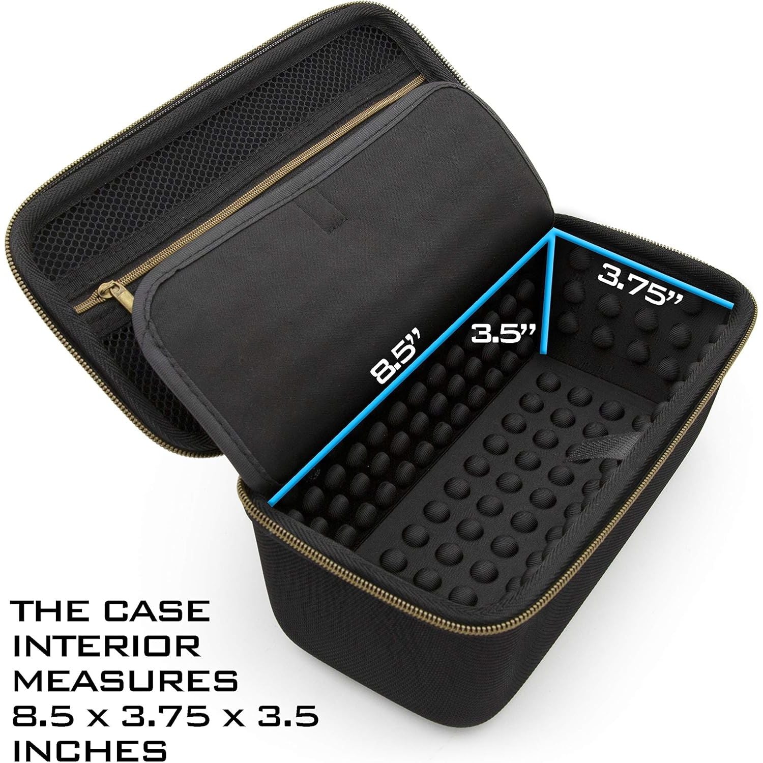 Buy now CASEMATIX Studio Case Compatible with Rode PodMic, Shure SM7B Microphone and Other Large Podcast Mics with XLR Recording Accessories - Includes Podcasting Mic Bag Only at indiglob india