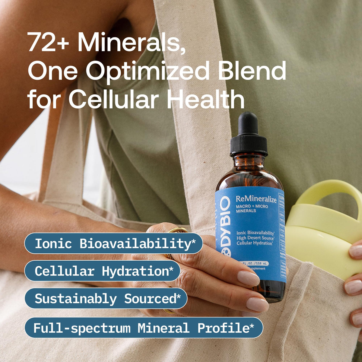 BodyBio ReMineralize - Essential Ionic Trace Minerals for Hydration & Detox