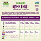 Buy now NOW Foods, Certified Organic Monk Fruit Extract Powder, Zero Calorie Sweetener, Large Bottle for Serving Scoop, Certified Non-GMO, 0.7-Ounce at indiglob india