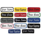 Name Patches Uniform or Work Shirt, Custom Embroidery Various Style Options