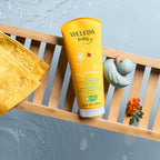 Weleda Baby Calendula 2-in-1 Gentle Shampoo and Body Wash, 6.8 Fluid Ounce, Plant Rich Cleanser with Calendula and Sweet Almond Oil