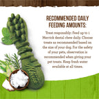 Merrick Fresh Kisses Natural Dental Chews Infused With Coconut And Botanical Oils For Medium Dogs 25-50 Lbs - 22 ct. Box