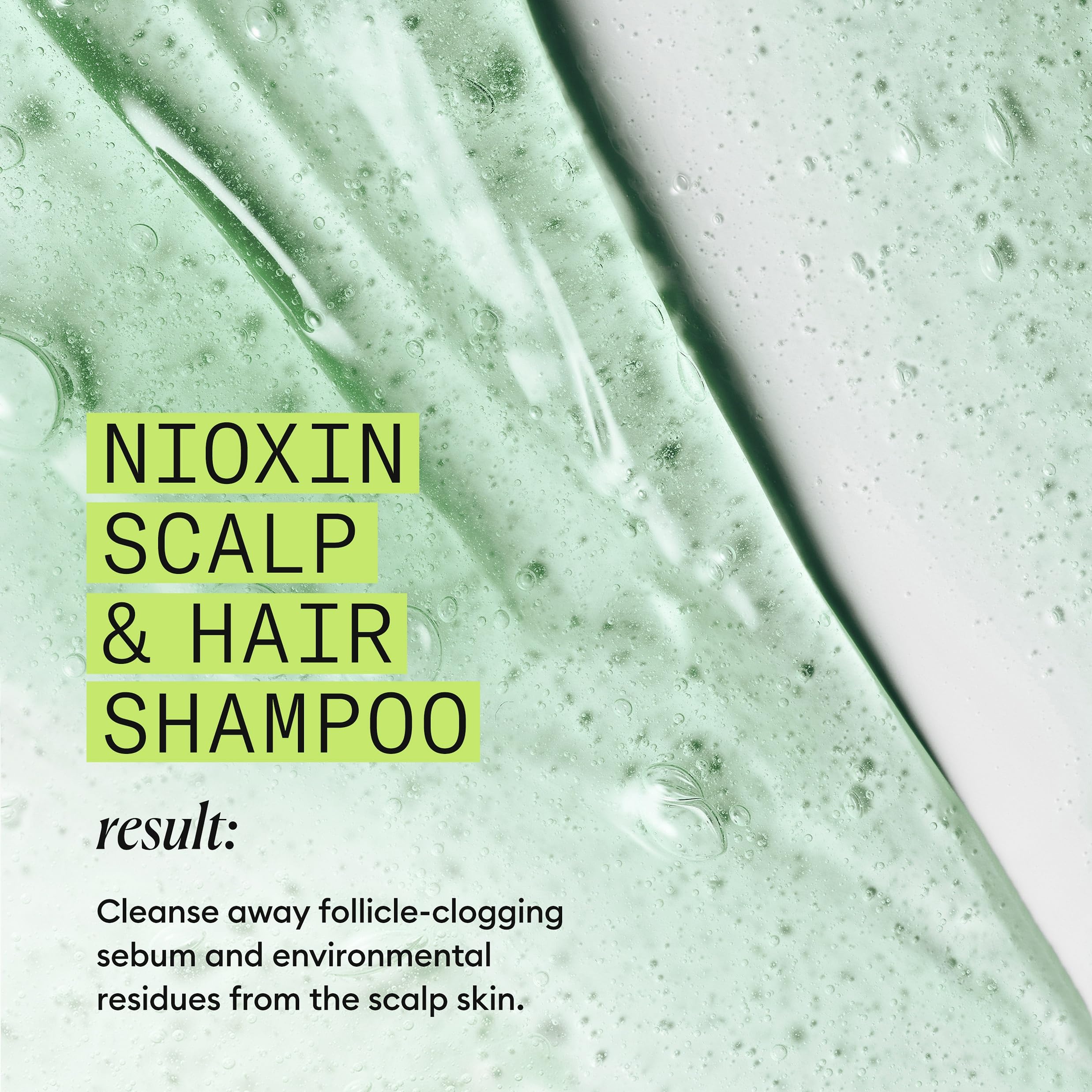 NIOXIN System 2 | Scalp Care | Shampoo | Hair Thickening | For Natural Hair | Scalp Health | For Natural Hair with Progressed Thinning | Cleanse & Boost Hair Density with Niacinamide & Biotin