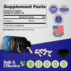 L-Theanine 400 mg - L Theanine for Stress Relief - Plant Based - 240 Caps | Extra Strength L Theanine Supplement for Men & Women - Relaxation, Sleep & Calm Support - Lab Tested, Vegan, Non-GMO