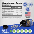 Magnesium Glycinate 500mg - VIT. B6 & D3 - Sleep, Muscle & Heart - 240 Caps | Magnesium Bisglycinate - Chelated High Absorption with Black Pepper - Magnesium for Women & Men - Lab Tested & Non-GMO