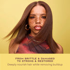 Shea Moisture Strengthen and Restore Shampoo for Damaged Hair 100% Pure Jamaican Black Castor Oil Cleanse and Nourish 13 oz | For damaged hair - remove build up, strengthen, and restore hair with Shea Butter, Peppermint, and Apple Cider Vinegar.