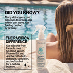 Pacifica Coconut Milk Hair Detangler Spray – Leave-In Conditioning Elixir for Tangle-Free Hair – Instantly Detangles Knots, Adds Shine & Moisture, Prevents Breakage & Frizz – Vegan & Cruelty-Free | Vegan