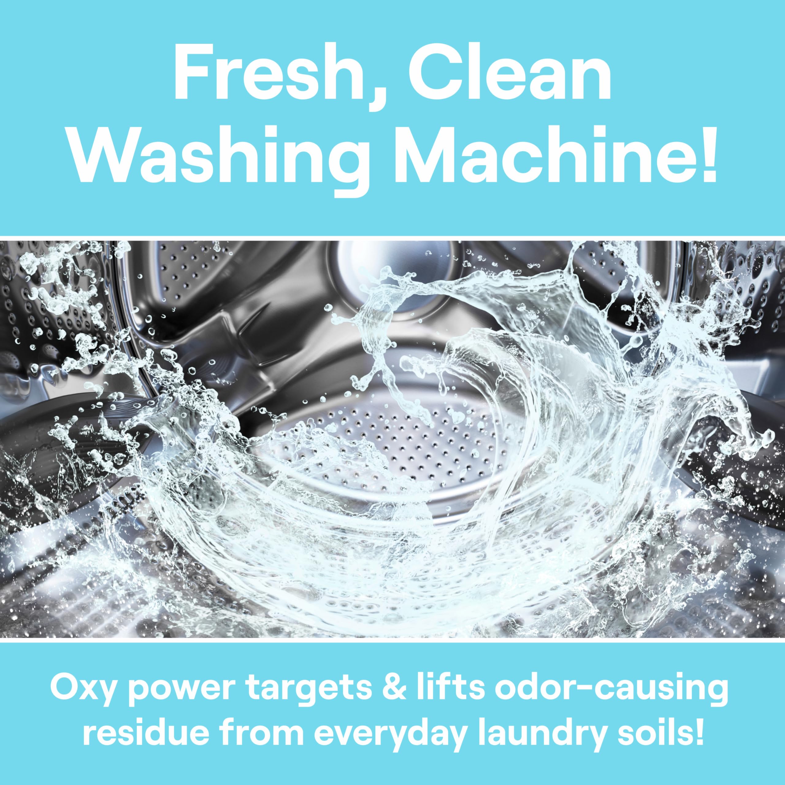 Buy now Seventh Generation Washing Machine Cleaner 6 Count Free & Clear Targets Odor-Causing Residue Powered by Oxy Power 4.2 oz at indiglob india