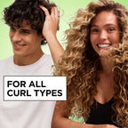 Garnier Fructis Curl Nourish Air Dry Cream XL Leave In Conditioner, Sulfate-Free Curl Defining Cream For Moisture and Frizz Control Waves, Curls, and Coils, Value Size, 16.9 Fl Oz