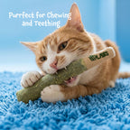 LIT LABS Cat Doobie 3 Pack Catnip Toys for Cats, Funny Cat Toys, Safe Kitten Teething Chew and Kicker Toys, Stress-Relieving Indoor Cat Gifts that Hit Different