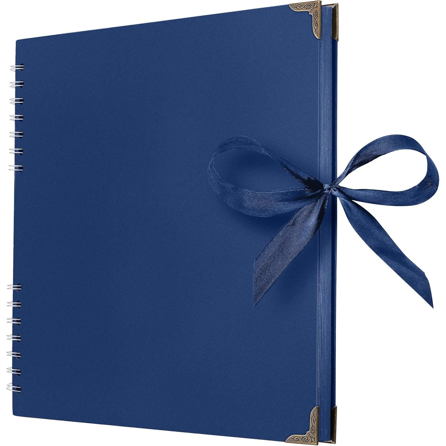 Buy now Bstorify Scrapbook Album 60 Pages (8 x 8 Inch) Brown Thick 200gsm Kraft Paper, Photo Album Scrapbook, Memory Book - Ideal for Your Scrapbooking Albums Art & Craft Projects 11 x 11 Inch Blue at indiglob india