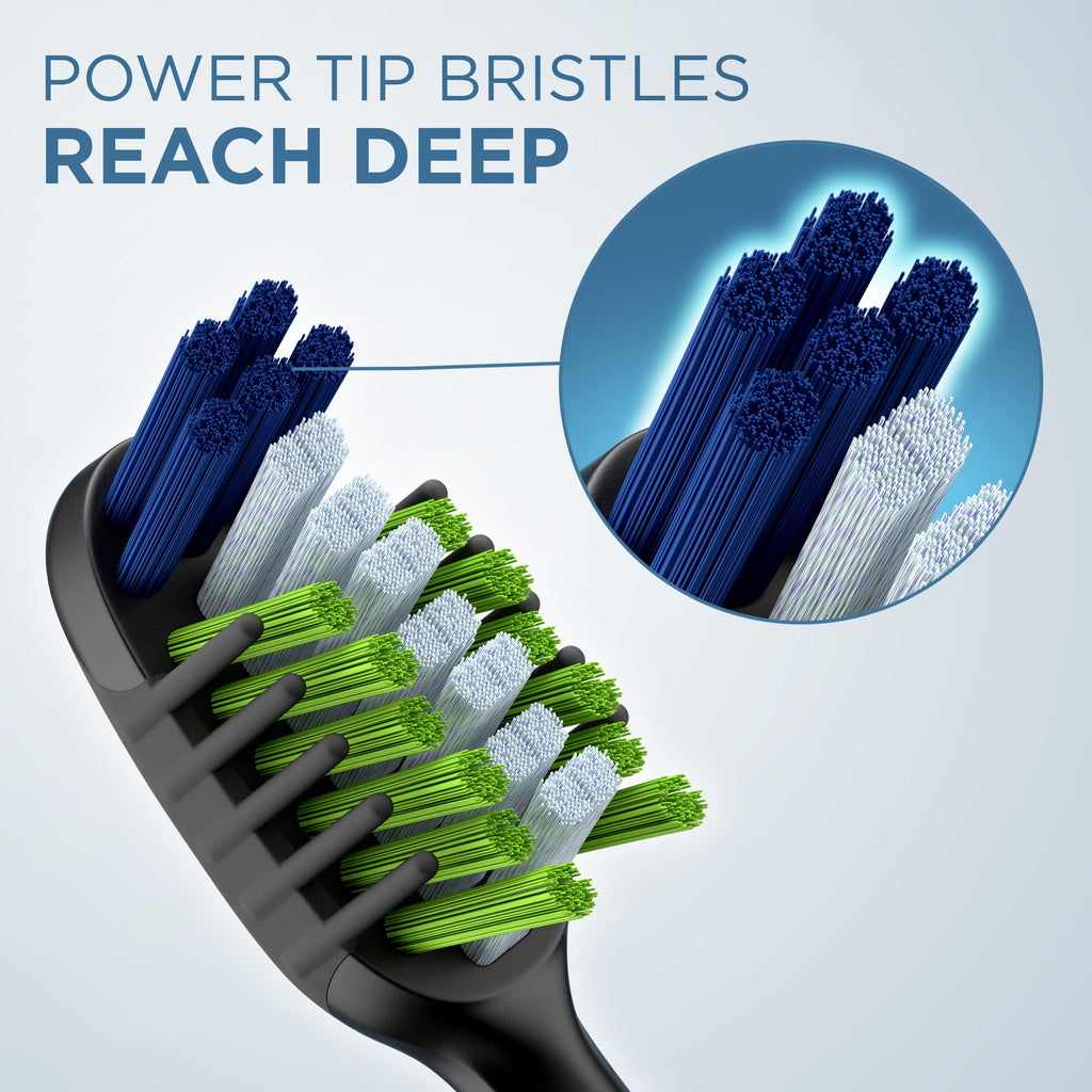 Buy now Oral-B Clic Toothbrush Whitening Replacement Brush Heads, Black, 2 Count at indiglob india