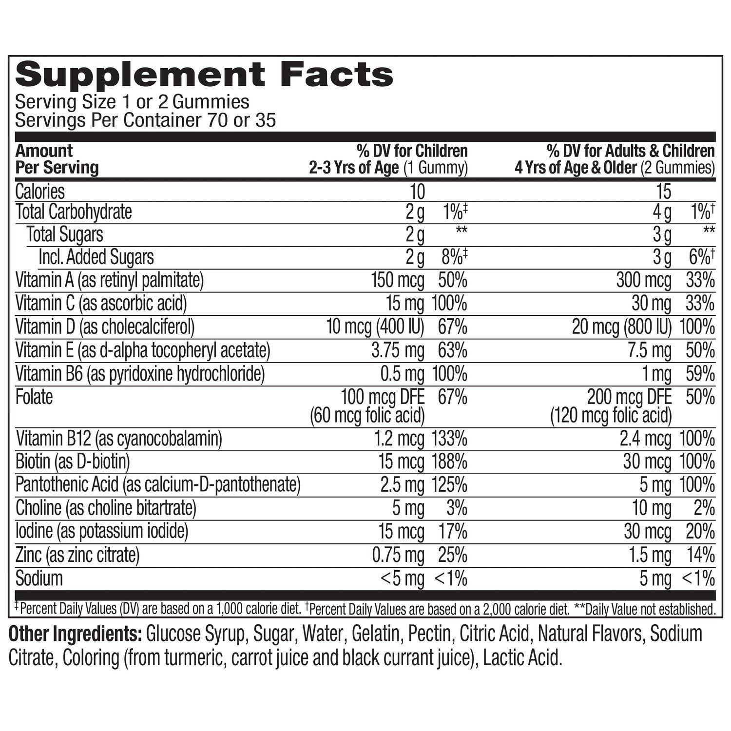 OLLY Kids Multi Gummy Worms, Overall Wellness & Immune Support - 70 Count