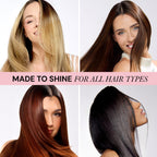 L'ANGE HAIR Top Coat Shine Spray | Hair Gloss Finishing Spray | High-Gloss Finish | Controls Frizz & Flyaways | Ultra-Fine Hydrating Mist | Lightweight, Won't Weigh Hair Down