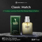 Buy now PB ParfumsBelcam Classic Match Green Eau De Toilette Spray for Men â€“ Fresh Chypre Cologne, Bergamot, Basil, Musk, Long-Lasting Masculine Fragrance, Signature Scent â€“ 2.5 Fl Oz at indiglob india