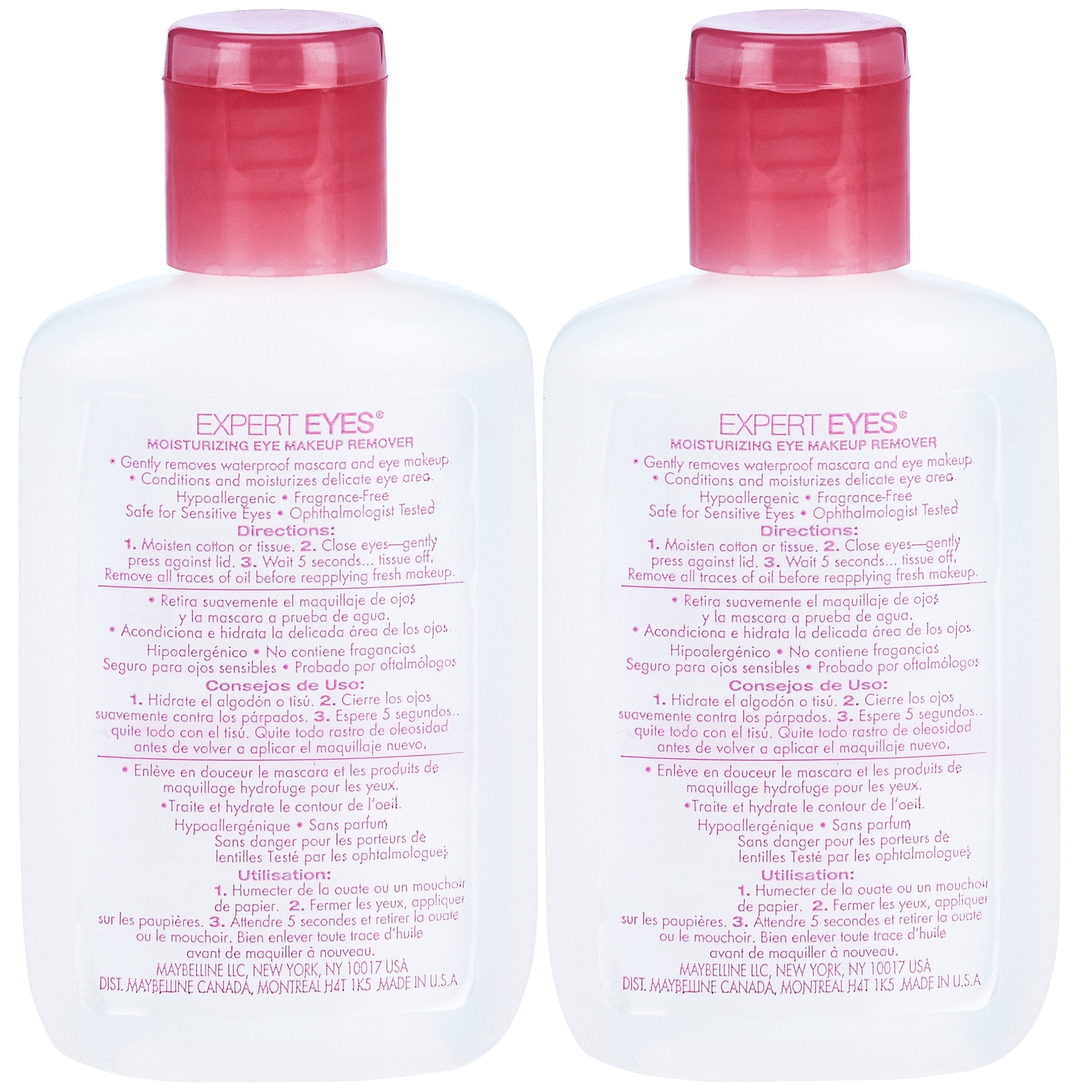 Buy now Maybelline New York Expert Eyes Moisturizing Eye Makeup Remover, 2 Count at indiglob india