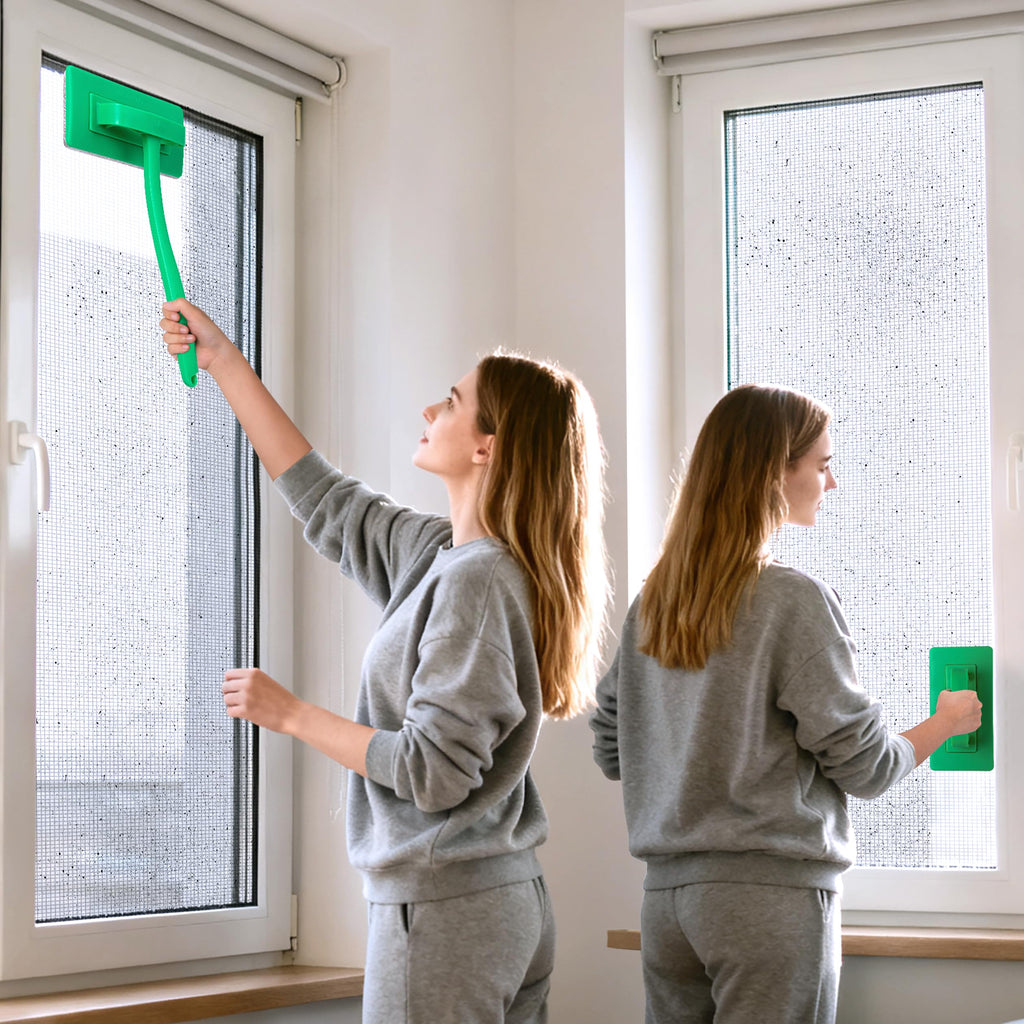 MyLifeUNIT Mesh Screen Cleaner, Detachable Window Screen Cleaning Brush