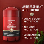 Old Spice Sweat Defense Antiperspirant & Deodorant for Men, 24/7 Ultimate Sweat Protection, Long Lasting Scent, Soft Solid, Swagger with Cedarwood Scent, 2.6 oz (Pack of 2)