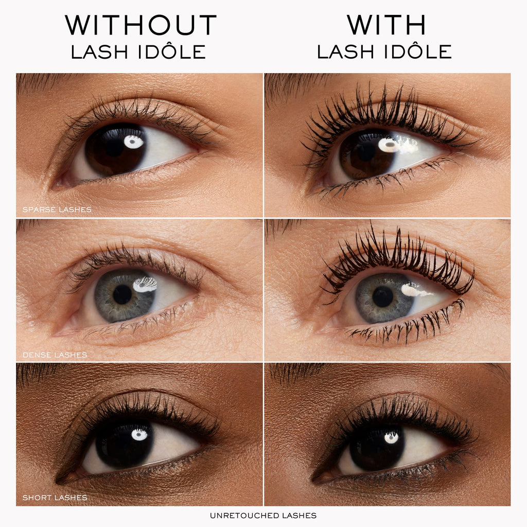 Lancôme Lash Idôle - Volumizing Mascara - Black - Instant Volume & Lift | Lash-Lifting Mascara for Instant Volume, Length & Lift - With Smudge-Proof Formula - 24H Wear Lengthening