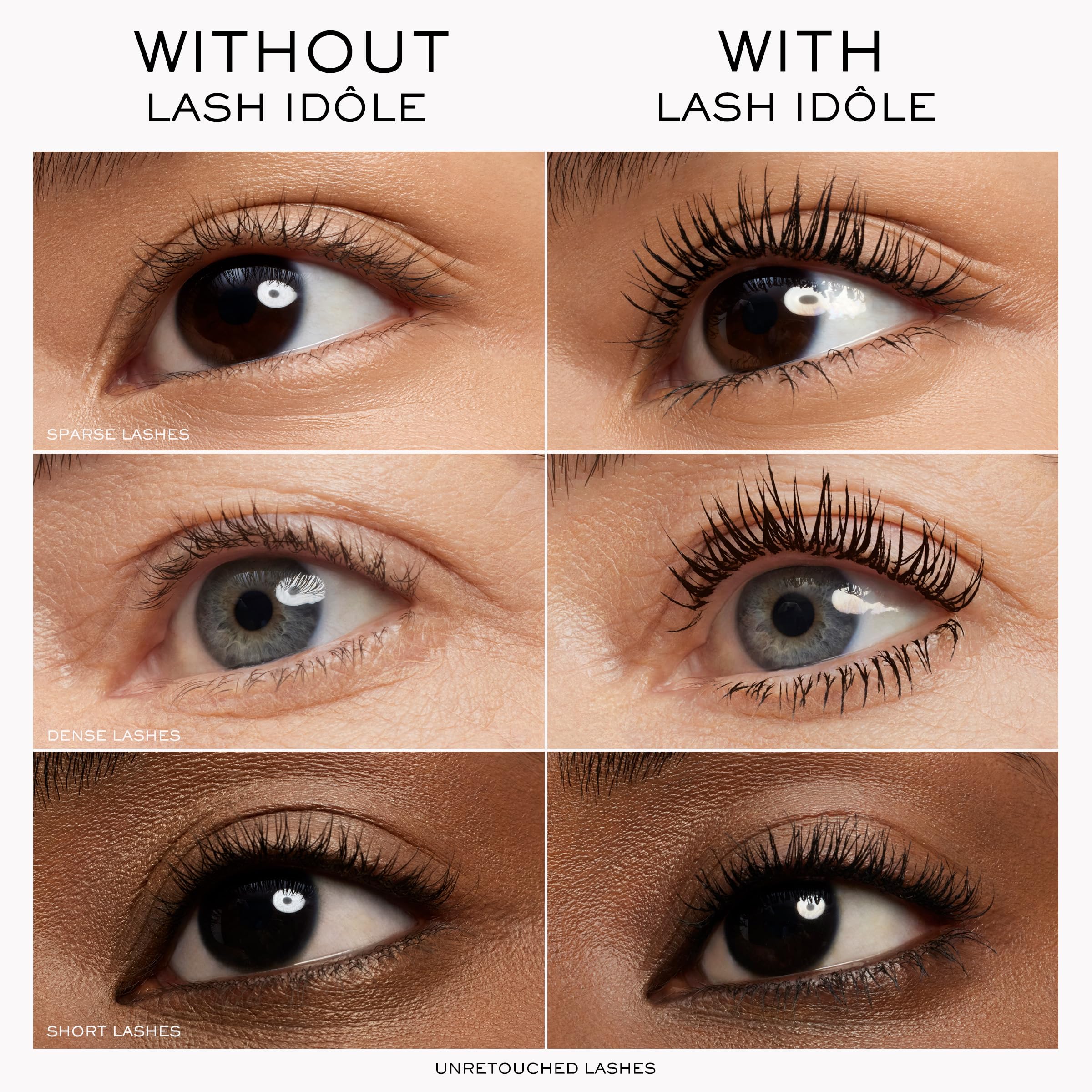 Lancôme Lash Idôle - Volumizing Mascara - Black - Instant Volume & Lift | Lash-Lifting Mascara for Instant Volume, Length & Lift - With Smudge-Proof Formula - 24H Wear Lengthening