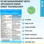 Buy now Scarguard - Invisible Brush-On Silicone Sheet with Vitamin E - Scar Removal for Keloids, Burn Scars, Surgery Scars, Stitches, Cuts - No Ugly Scar Sheets, Cream or Messy Scar Gel Needed at indiglob india