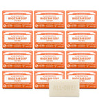 Dr. Bronner's Pure-Castile Magic Bar Soap (Tea Tree, 5 ounce, 6-Pack) - Made with Regenerative Organic Certified Oils, For Face, Body & Hair, Gentle, Vegan, Non-GMO