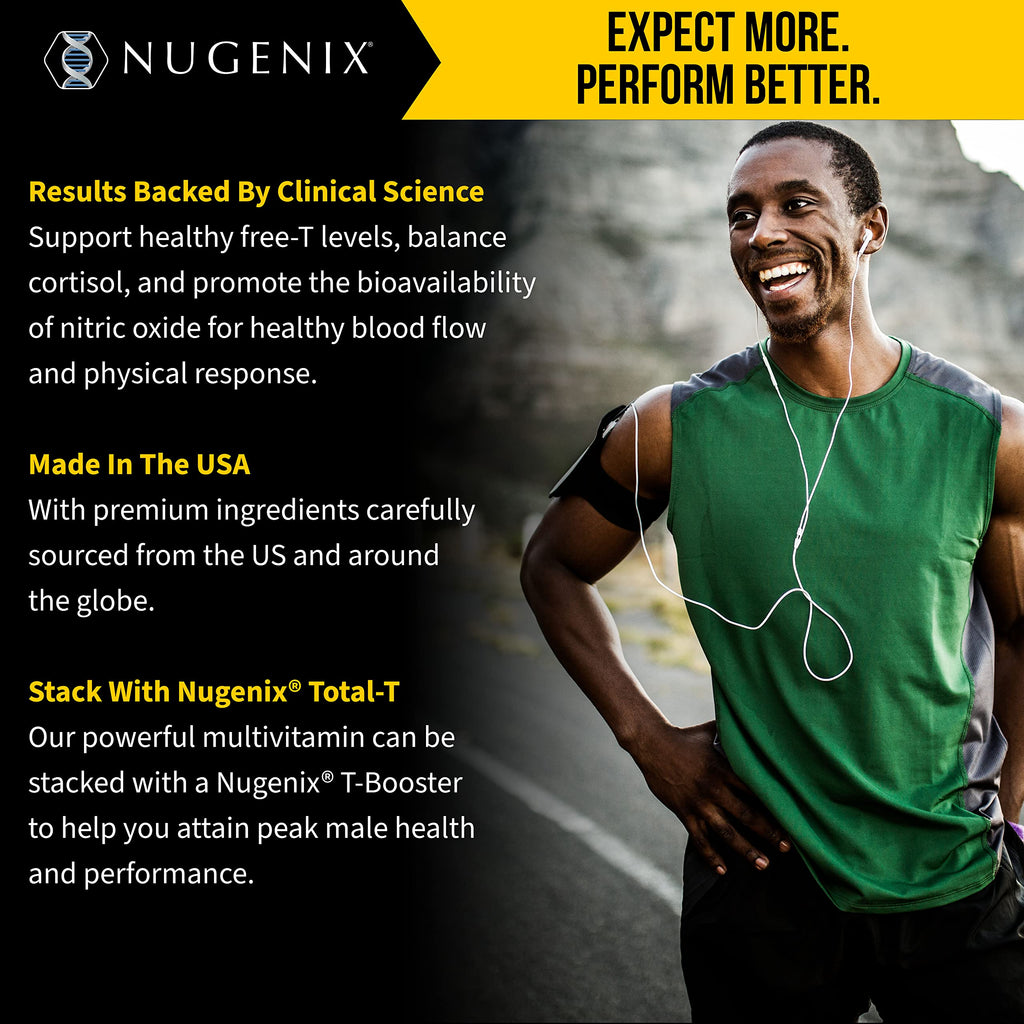 Nugenix Multivitamin for Men, Testosterone Supplement for Men, 60ct