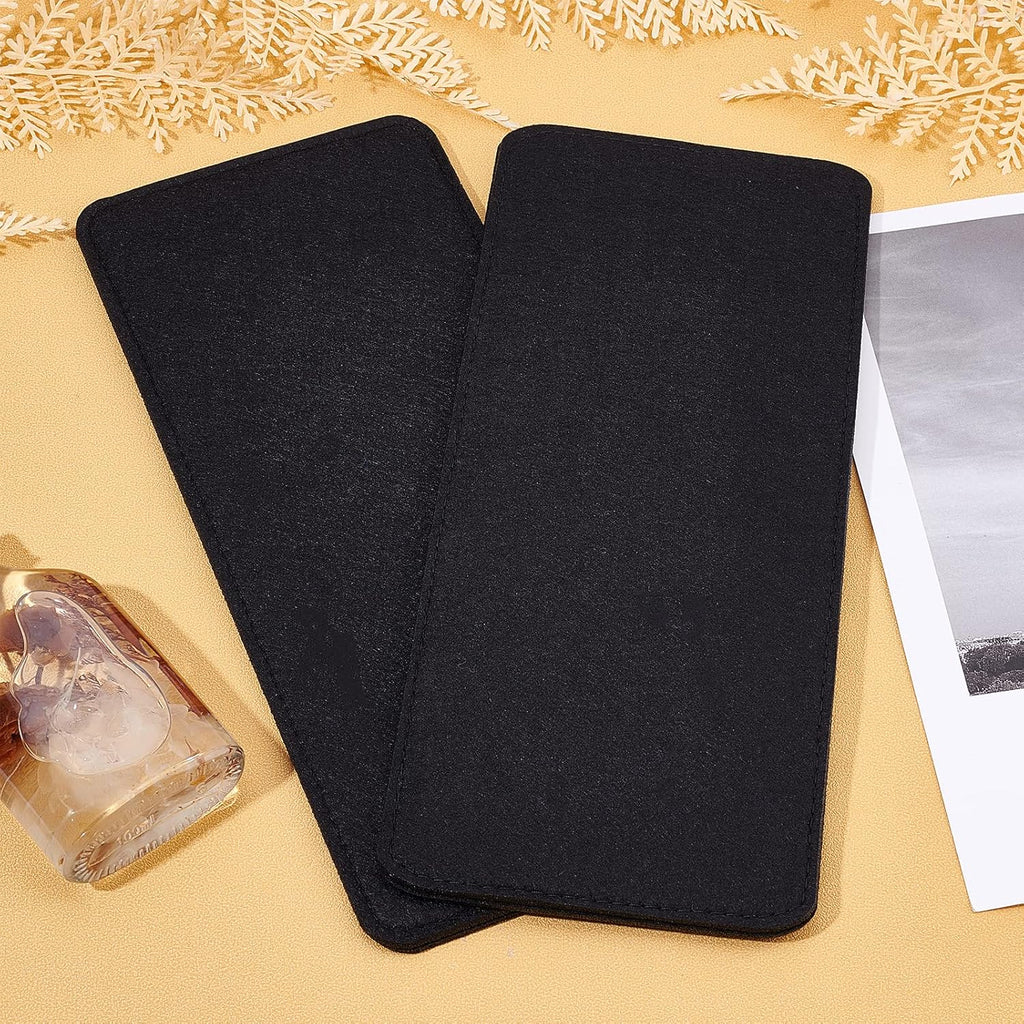 Buy now PH PandaHall 12x5 inch Black Felt Base Shaper, 2pcs Bag Bottom Shaper Pad Arc Corner Bag Liner Board Insert for Tote Leather Purse Handbag Crossbody Bag Backpack Canvas Travel Bag, 6mm Thick at indiglob india