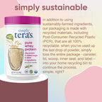 Buy now simply tera's Pure Whey Protein Powder - Grass Fed Vanilla Whey Protein Powder, Clean, Made Without Artificial Sweeteners, Non-GMO, Kosher, rBGH-Free, Soy-Free - 12 Oz at indiglob india