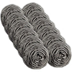 12 Pack Stainless Steel Scourers by Scrub It – Steel Wool Scrubber Pad Used for Dishes, Pots, Pans, and Ovens. Easy scouring for Tough Kitchen Cleaning.