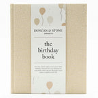 Duncan & Stone Hardcover Birthday Book & Baby Memory Album, 72 Pages