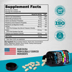 Electrolyte Tablets with Magnesium, Sodium, Potassium, Chloride - 120 Tabs | Electrolytes Salt Pills with Kelp Powder, Vitamins D3 & B6 - Vegan & Keto Friendly Oral Tablets as Capsules - Lab Tested