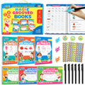 Magic Grooved Writing Practice for Kids, Reusable Grooved Workbook