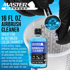 Master Airbrush Cleaner, 16-Ounce Pint Bottle Cleaning Solution