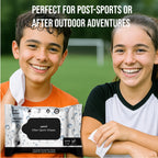 Quitch After-Sport Wipe Unscented Shower Body Wipe for Kids & Baby