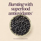 Nature's Way Sambucus Elderberry Gummies for Immune Support* Ages 4+, 60 ct | Immune Gummy with Black Elderberry Extract, Vitamin C, D3, Zinc, and Superfood Antioxidants*, Adults & Kids Ages 4+