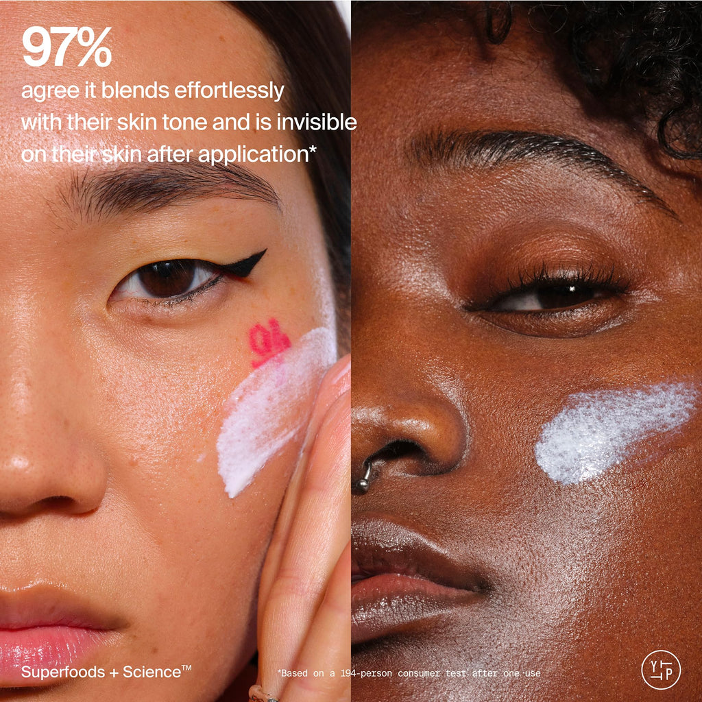 Buy now Youth To The People Youthscreen Sunscreen with SPF 60, Daily Hydration + Pollution Defense, Invisible Broad Spectrum Sunscreen, No White Cast, Natural Dewy Finish, Non-comedogenic -1.3 fl oz at indiglob india