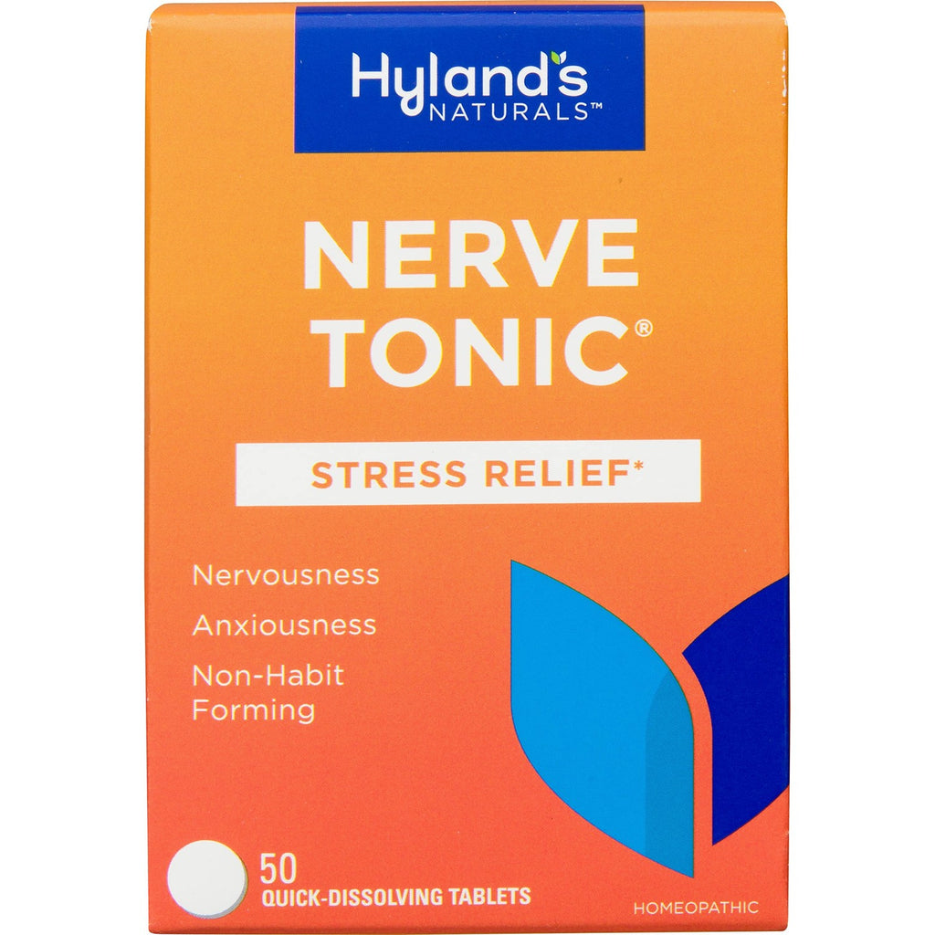 Hyland's Calm Tablets, Stress Relief Supplement, Natural Relief Of Anxiousness, Nervousness, And Irritability, 50 Count (Pack of 1, 50 Count Total)