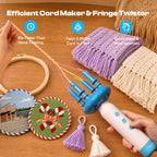 Caydo Cord Maker Fringe Twister Machine T1, Cording for Needlepoint &Sewing