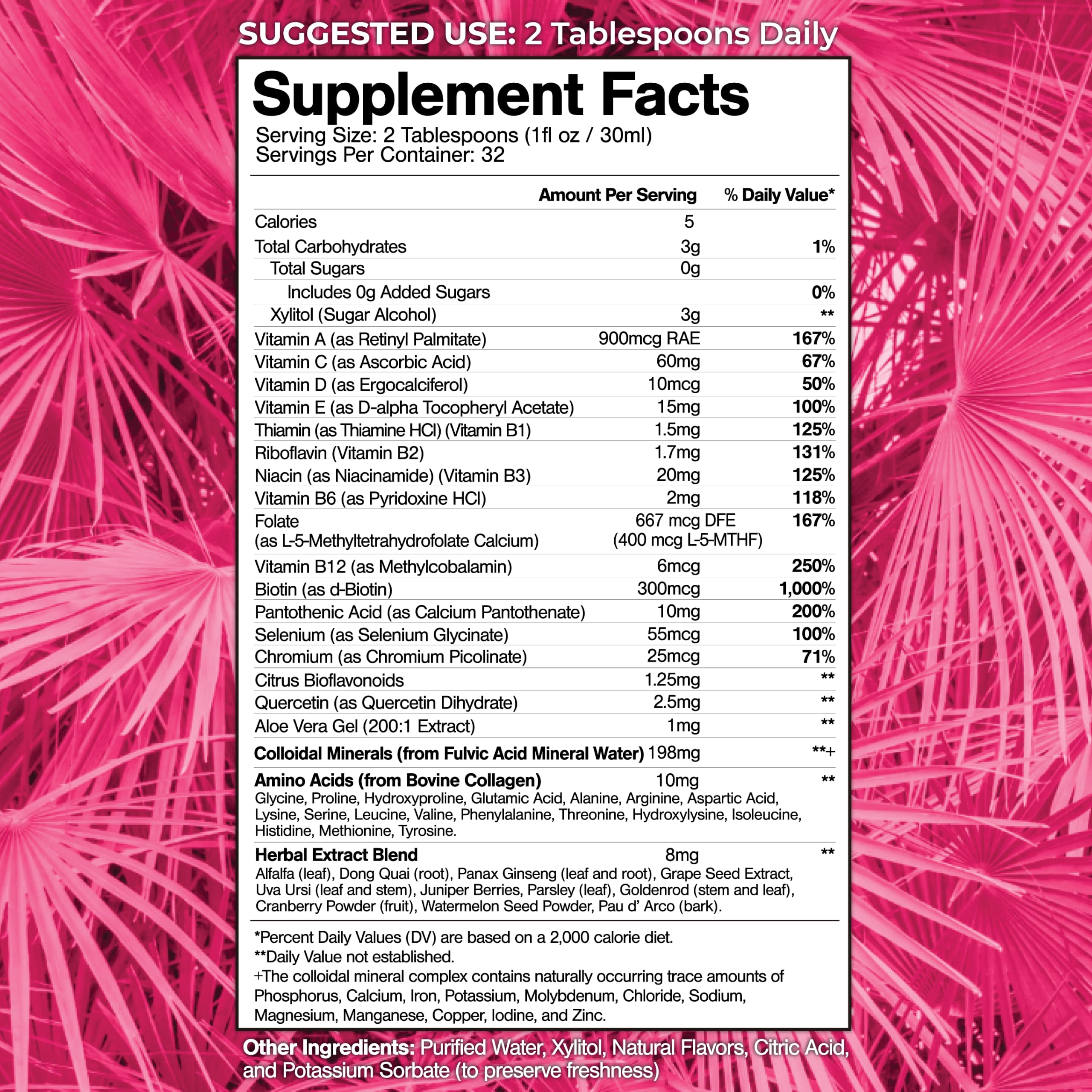 Premium Liquid Multivitamin for Women | Sugar Free Women’s Multivitamin | 100+ Vitamins, Minerals & Herbs Promote Anti-Aging, Heart, Brain & Bone Health |98% Absorption Rate | Non-GMO | 32 Serv